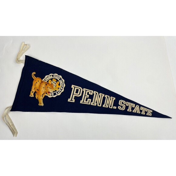 VINTAGE PENN STATE NITTANY LIONS LIBERTY BOWL PENNANT 29.5" BY COLLEGIATE Rare - Picture 1 of 16